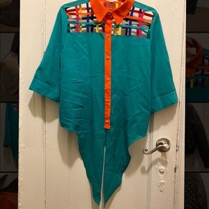 Cut out button up top